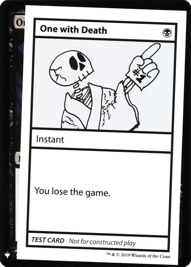One With Death [CMB1] - MTG Single