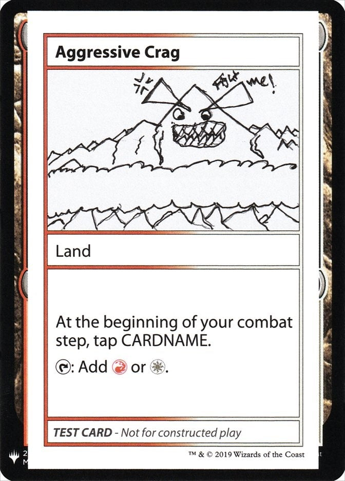 Aggressive Crag [CMB1] - MTG Single