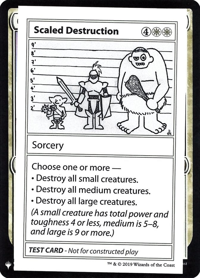 Scaled Destruction [CMB1] - MTG Single