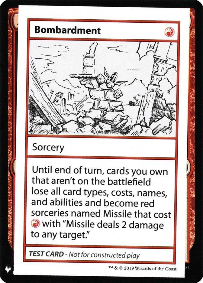 Bombardment [CMB1] - MTG Single