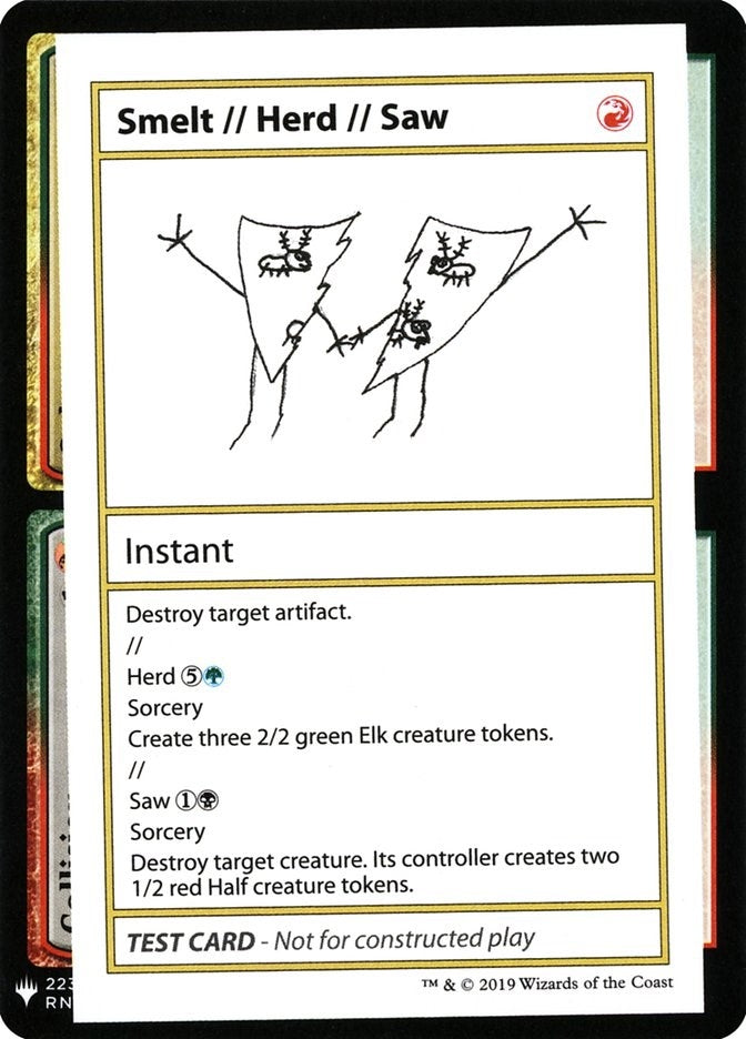 Smelt // Herd // Saw [CMB1] - MTG Single