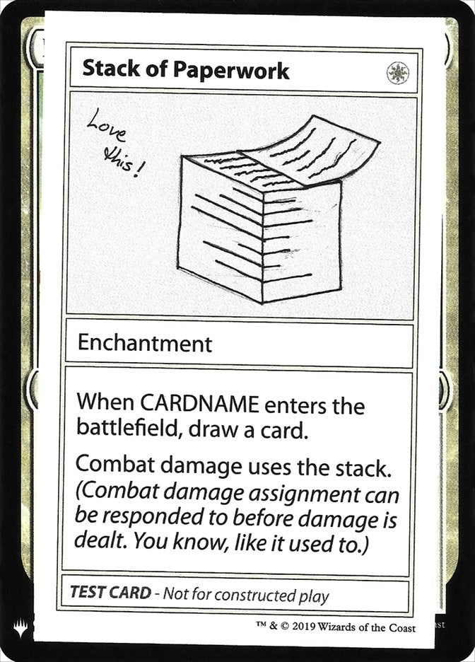 Stack of Paperwork [CMB1] - MTG Single
