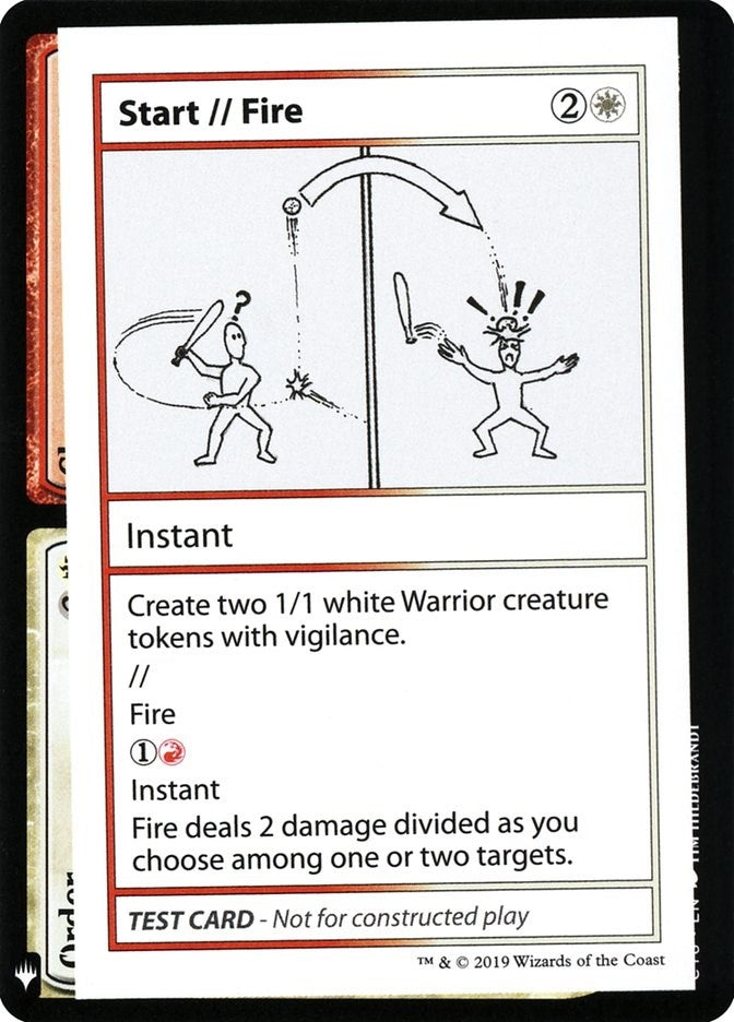 Start // Fire [CMB1] - MTG Single