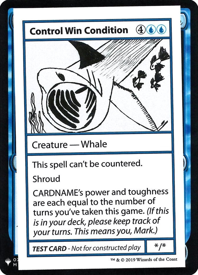 Control Win Condition [CMB1] - MTG Single