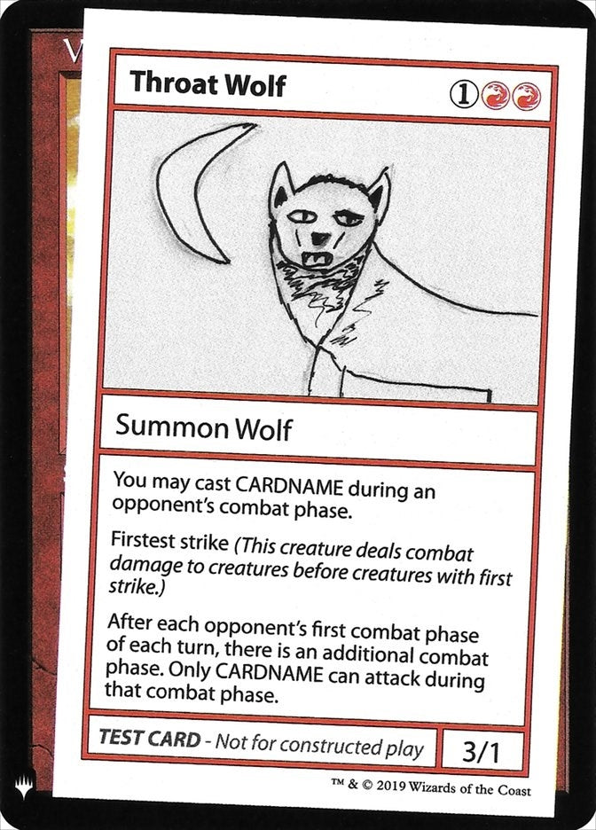 Throat Wolf [CMB1] - MTG Single