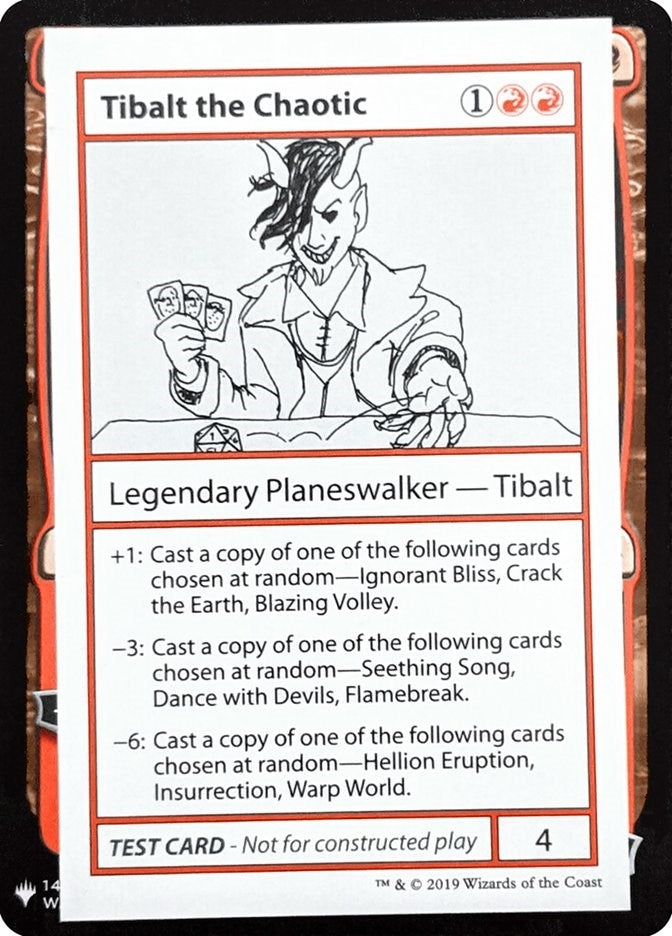 Tibalt the Chaotic [CMB1] - MTG Single