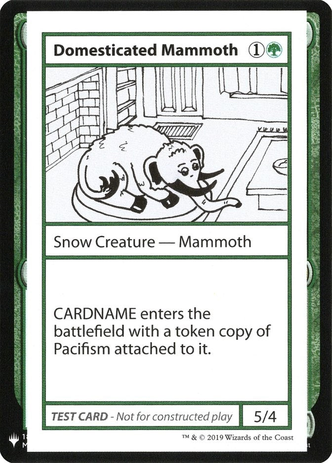 Domesticated Mammoth [CMB1] - MTG Single