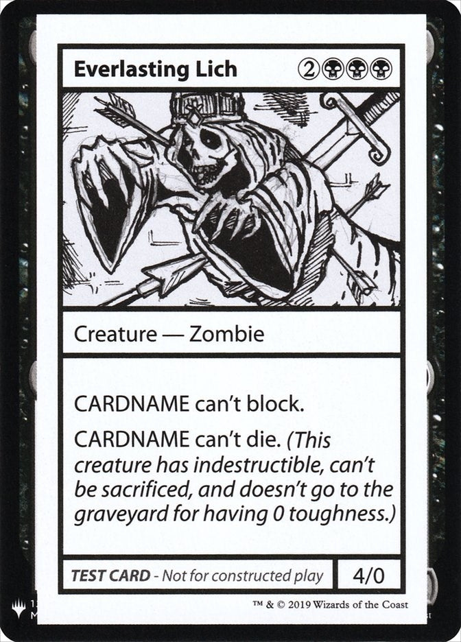 Everlasting Lich [CMB1] - MTG Single