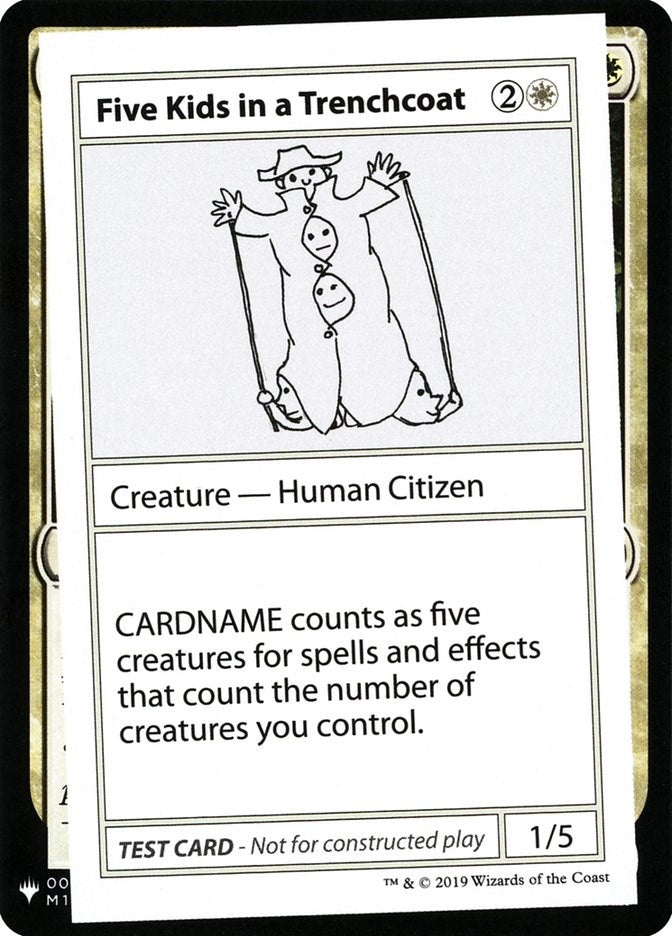 Five Kids in a Trenchcoat [CMB1] - MTG Single