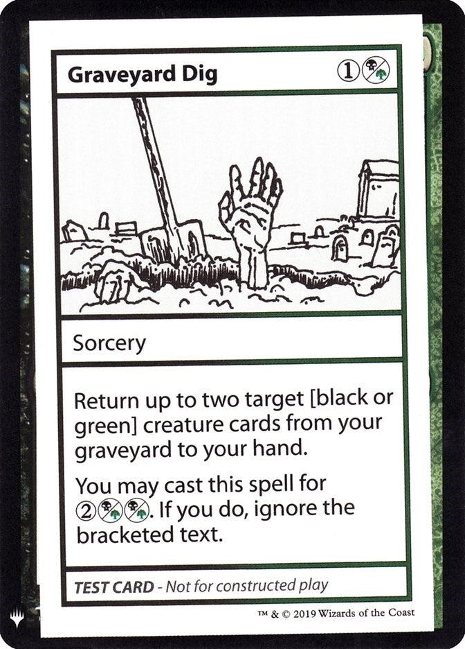 Graveyard Dig [CMB1] - MTG Single