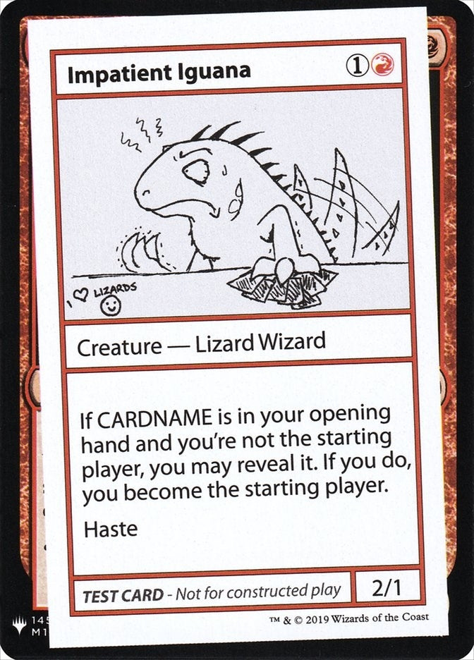Impatient Iguana [CMB1] - MTG Single