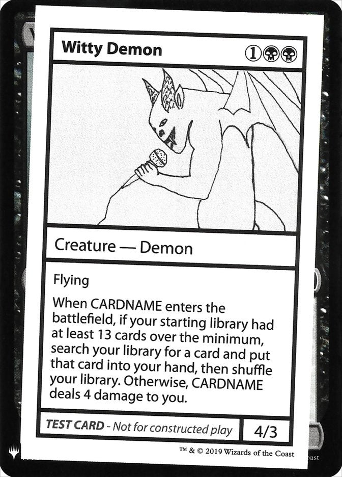 Witty Demon [CMB1] - MTG Single