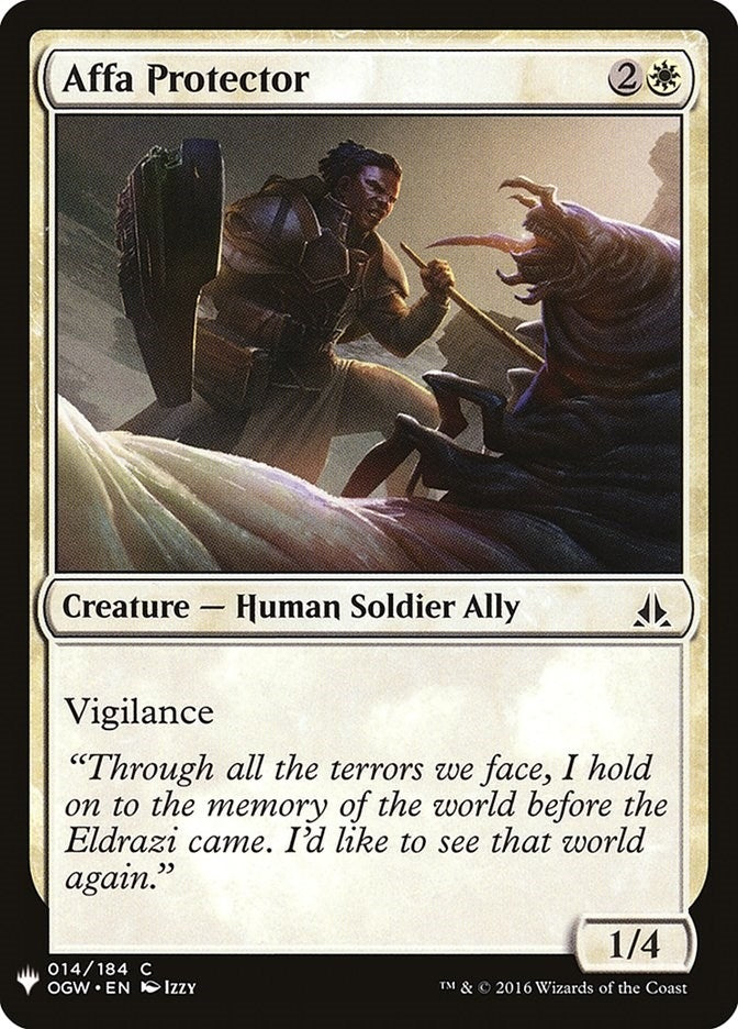 Affa Protector (14) [LIST] - MTG Single