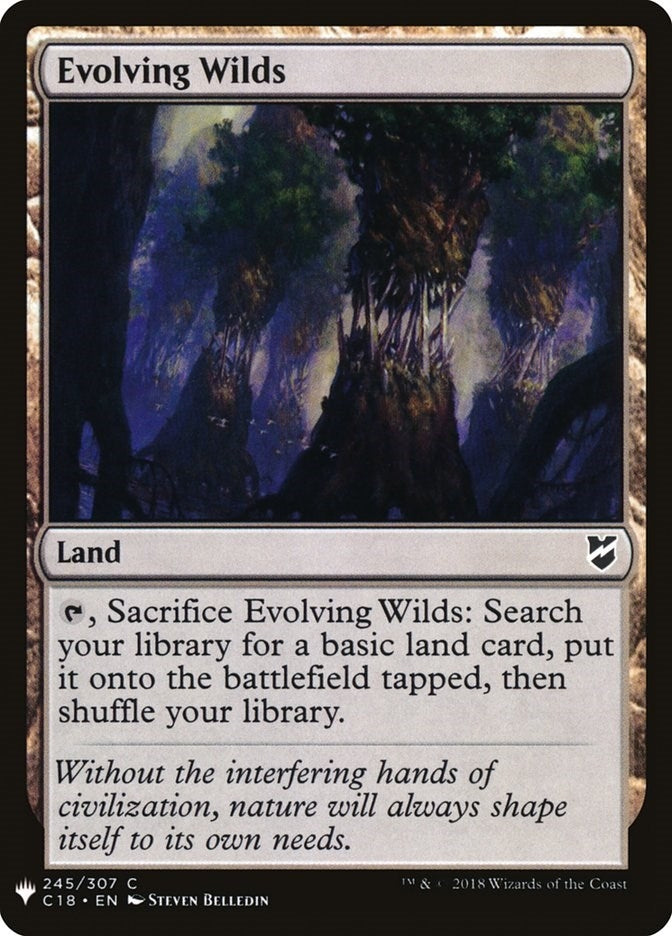 Evolving Wilds (C18) (245) [LIST] - MTG Single