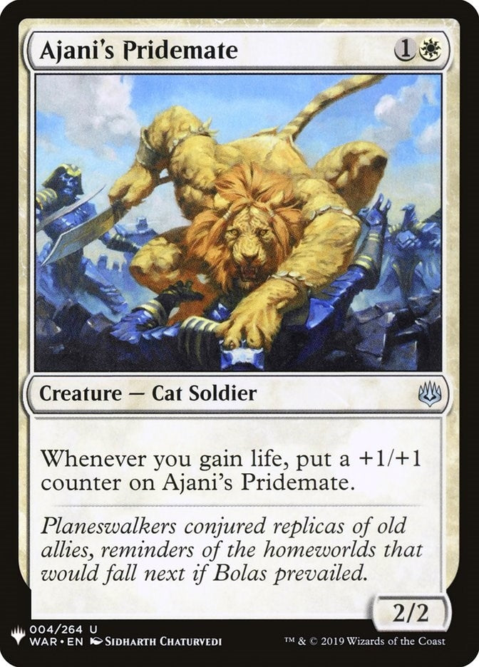 Ajani’s Pridemate (4) [LIST] - MTG Single