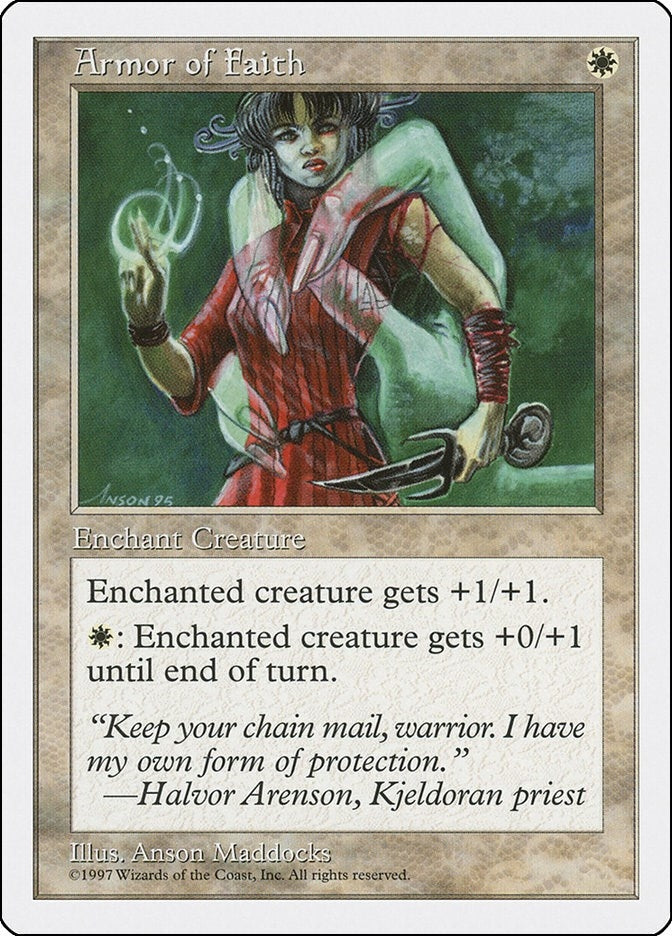 Armor of Faith [5ED] - MTG Single