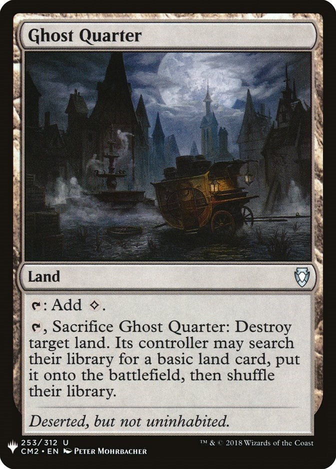 Ghost Quarter (CM2) (253) [LIST] - MTG Single