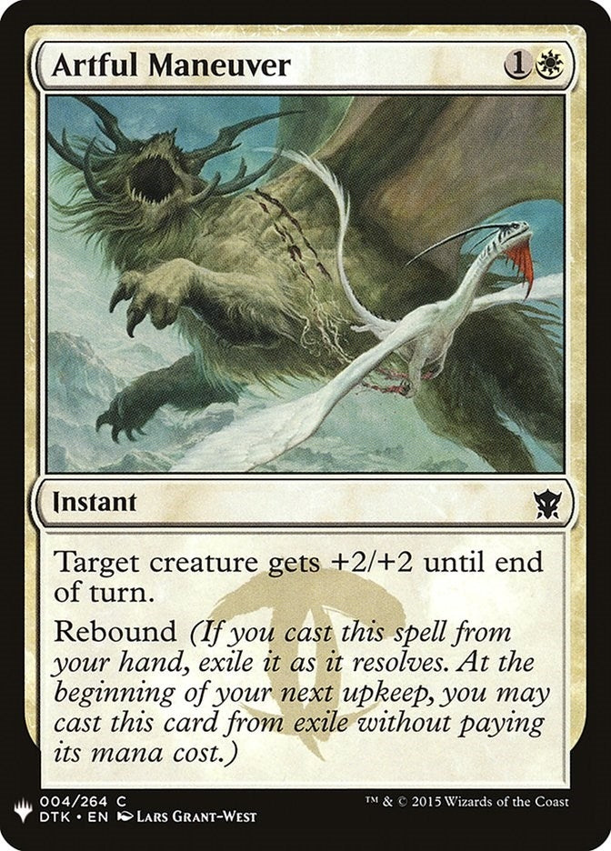 Artful Maneuver (4) [LIST] - MTG Single