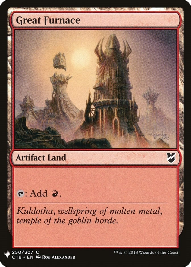 Great Furnace (C18) (250) [LIST] - MTG Single