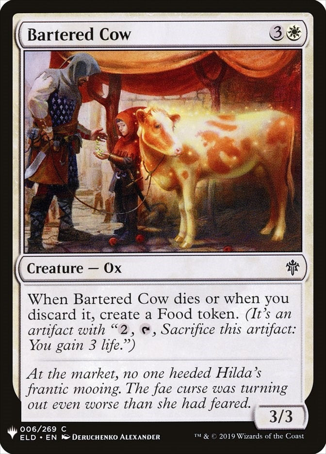 Bartered Cow (6) [LIST] - MTG Single