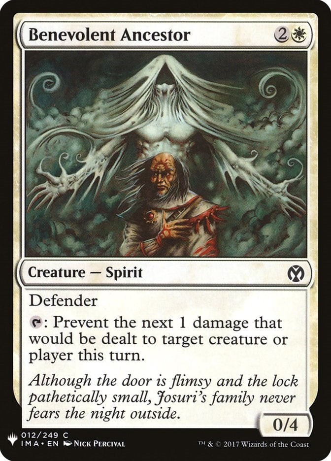 Benevolent Ancestor (12) [LIST] - MTG Single
