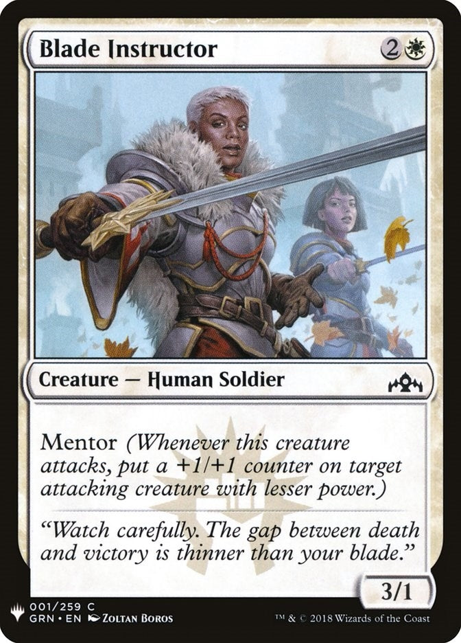 Blade Instructor (1) [LIST] - MTG Single