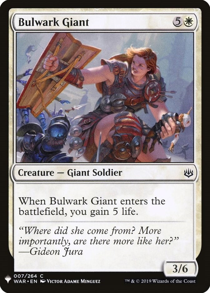 Bulwark Giant (7) [LIST] - MTG Single