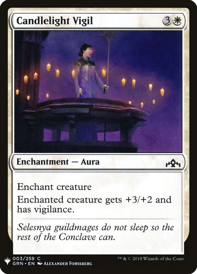 Candlelight Vigil (3) [LIST] - MTG Single