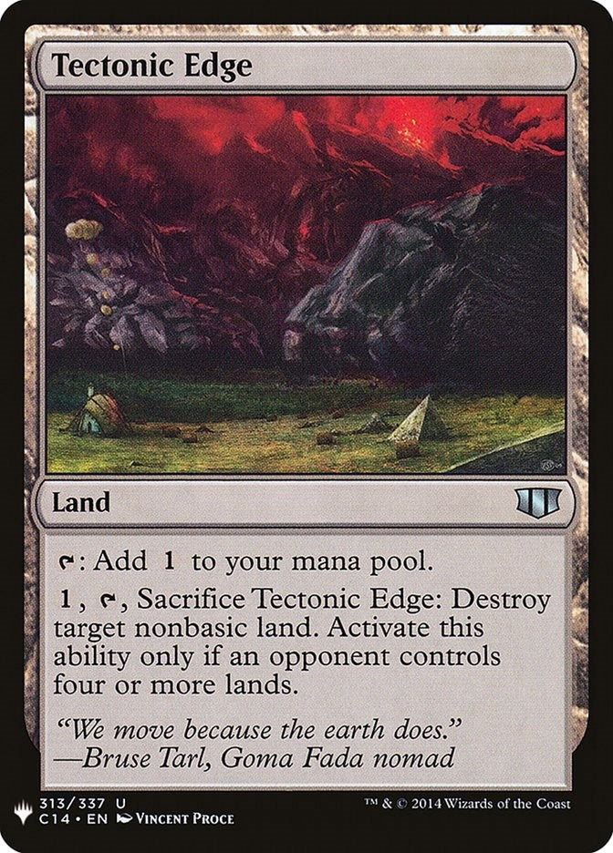 Tectonic Edge (313) [LIST] - MTG Single
