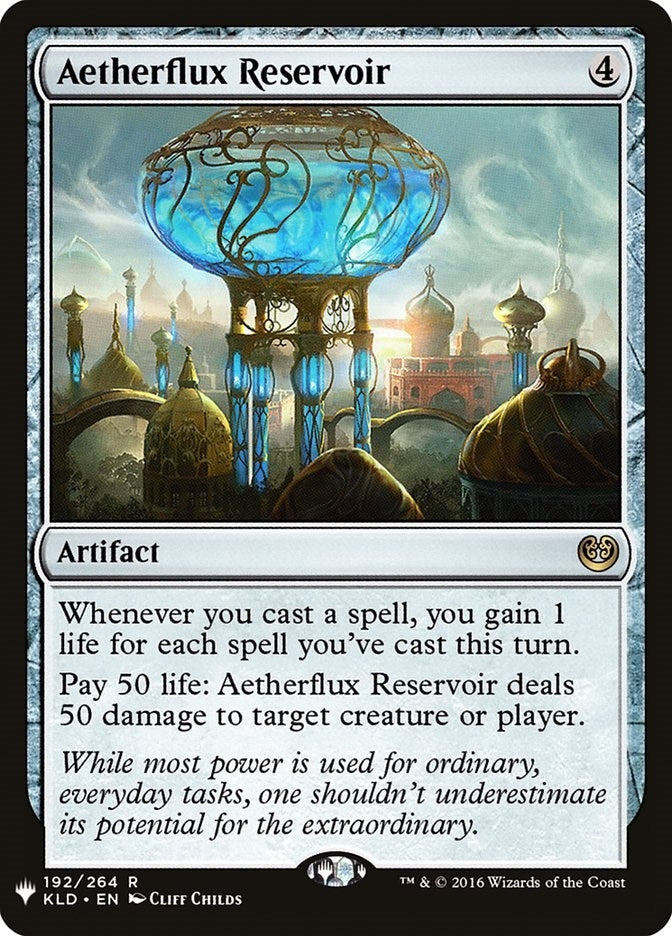 Aetherflux Reservoir (192) [LIST] - MTG Single