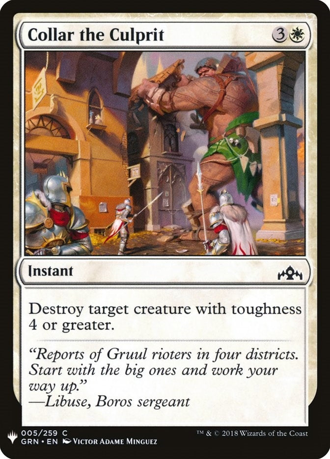 Collar the Culprit (5) [LIST] - MTG Single