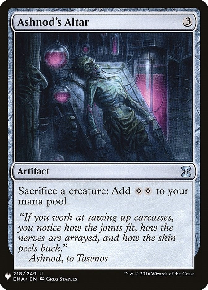 Ashnod’s Altar (218) [LIST] - MTG Single