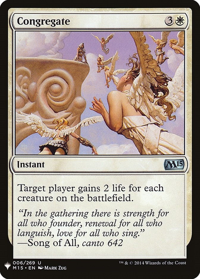 Congregate (6) [LIST] - MTG Single