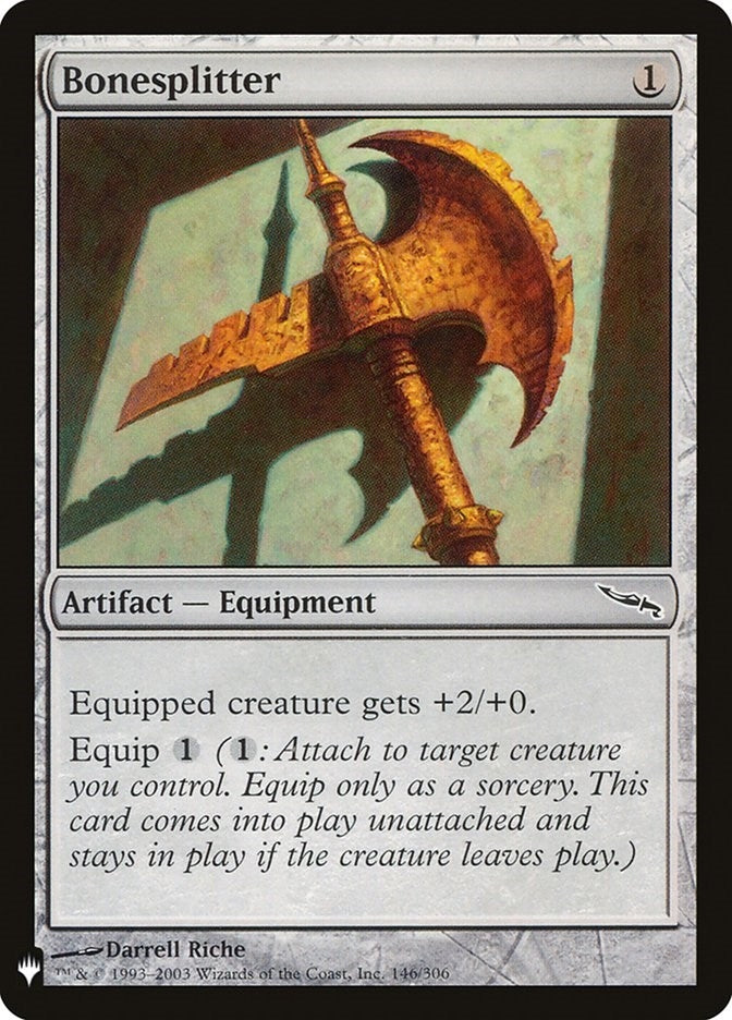 Bonesplitter (146) [LIST] - MTG Single