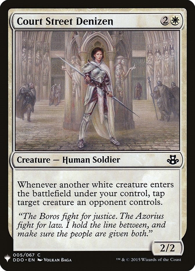Court Street Denizen (5) [LIST] - MTG Single