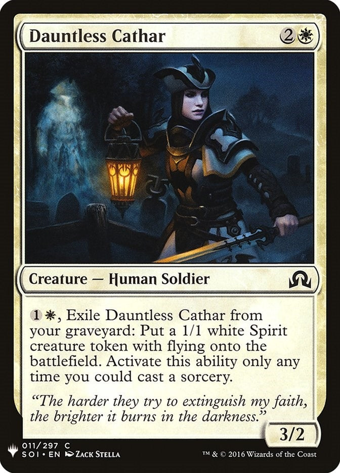 Dauntless Cathar (11) [LIST] - MTG Single