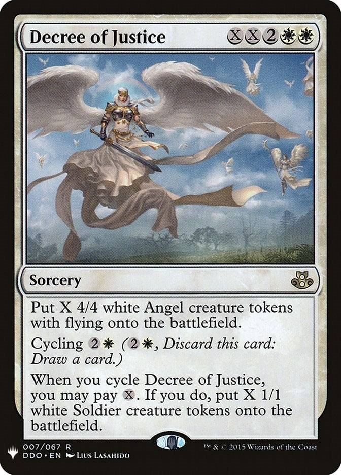 Decree of Justice (7) [LIST] - MTG Single