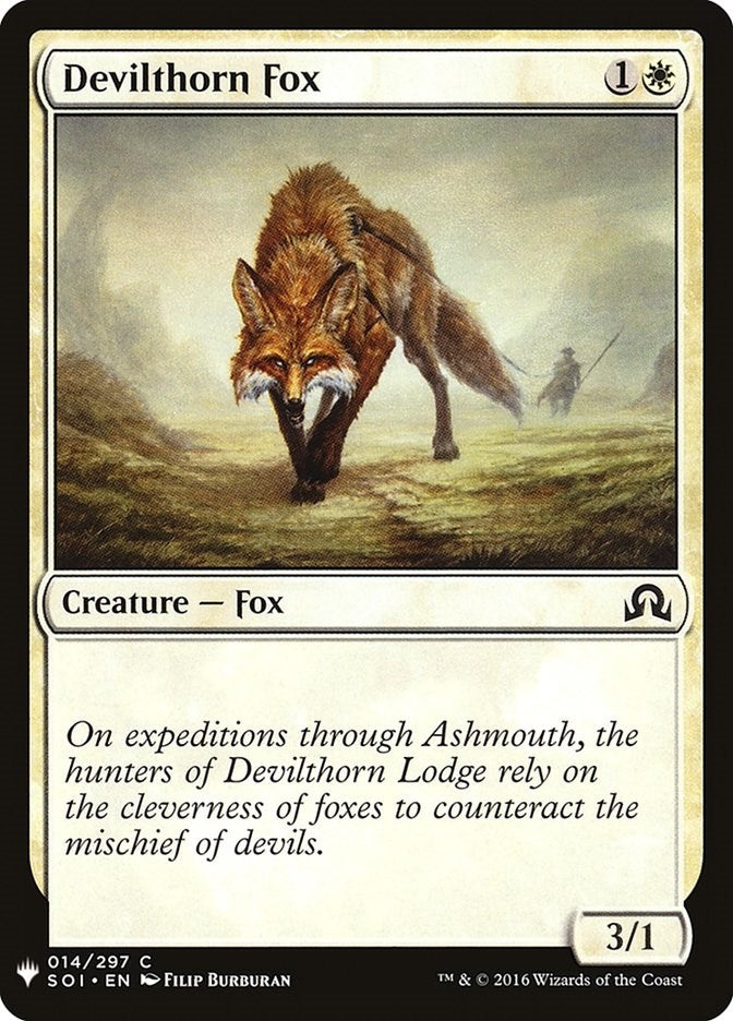 Devilthorn Fox (14) [LIST] - MTG Single