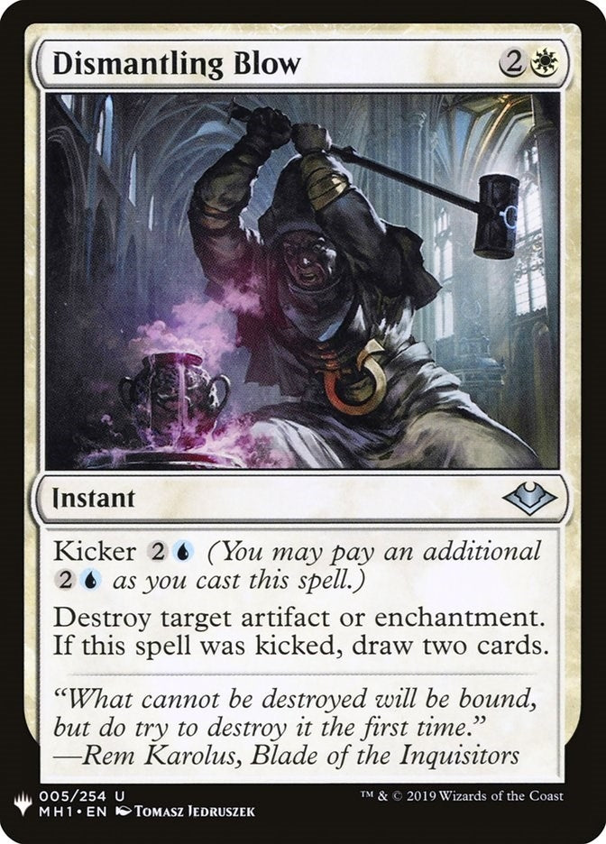Dismantling Blow (5) [LIST] - MTG Single