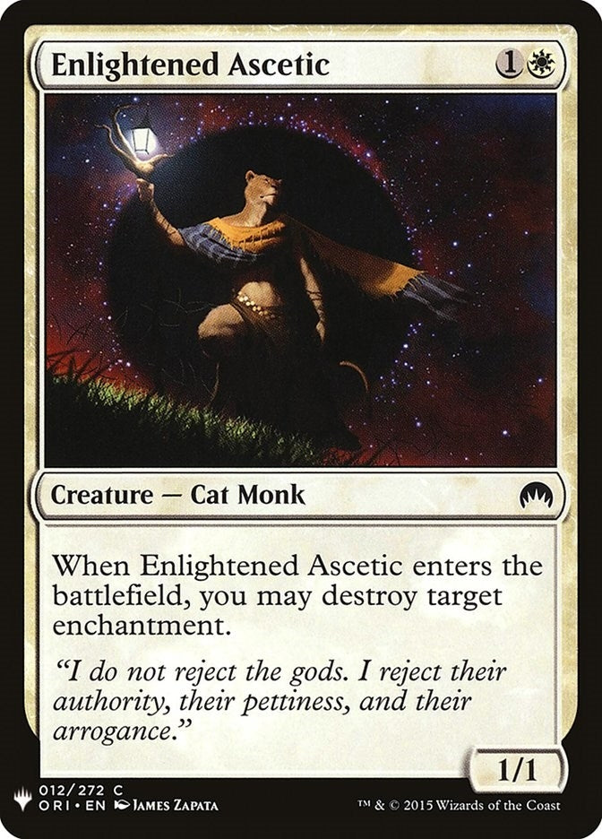 Enlightened Ascetic (12) [LIST] - MTG Single