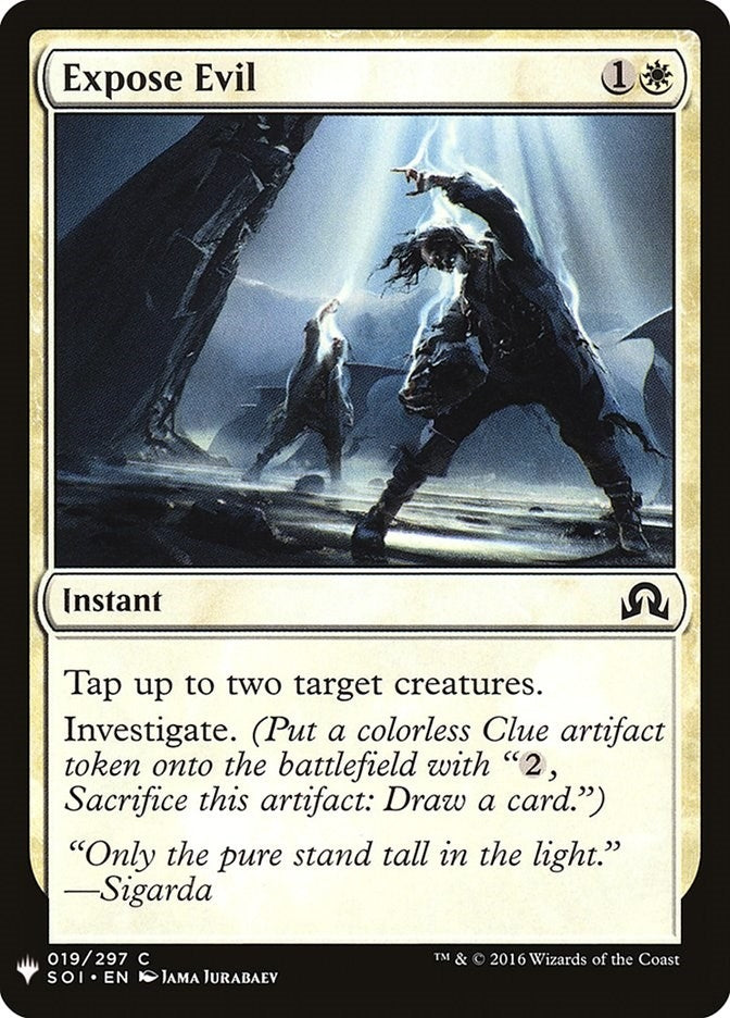 Expose Evil (19) [LIST] - MTG Single