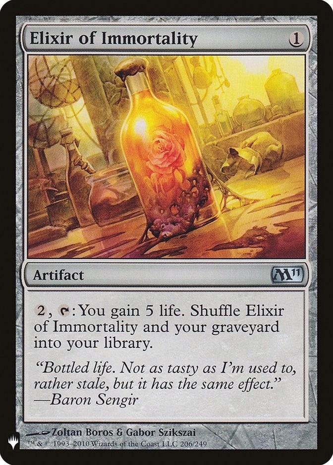 Elixir of Immortality (206) [LIST] - MTG Single