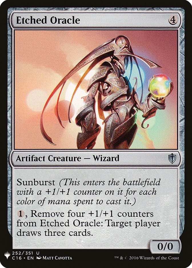 Etched Oracle (252) [LIST] - MTG Single