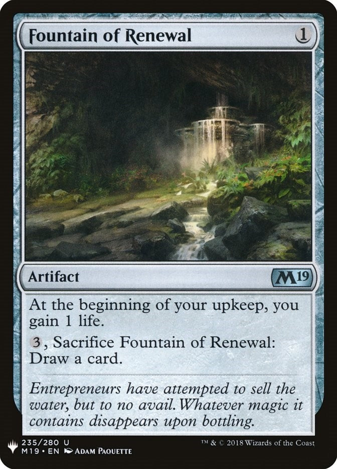 Fountain of Renewal (235) [LIST] - MTG Single