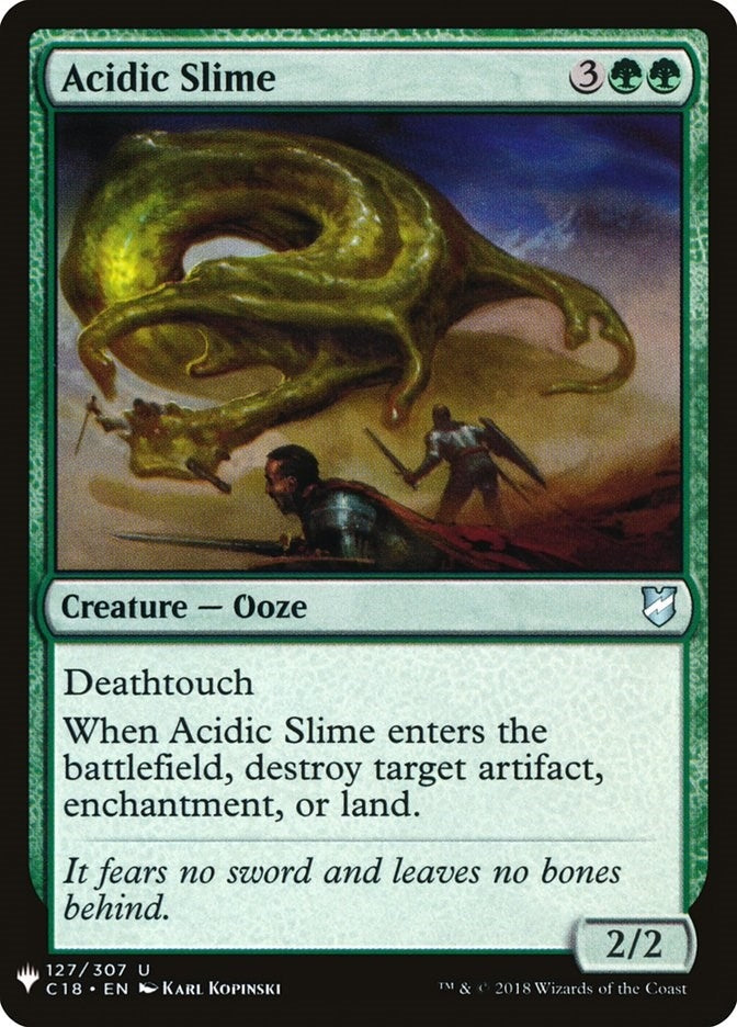 Acidic Slime (127) [LIST] - MTG Single