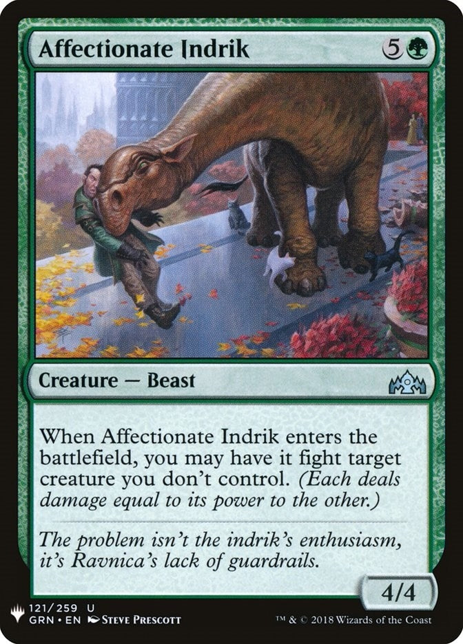 Affectionate Indrik (121) [LIST] - MTG Single