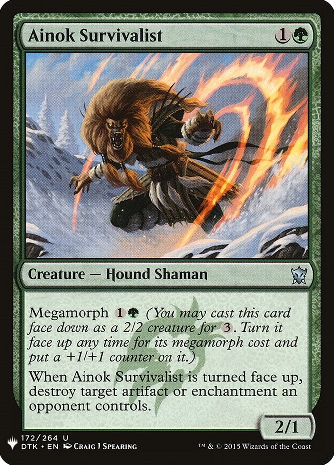 Ainok Survivalist (172) [LIST] - MTG Single
