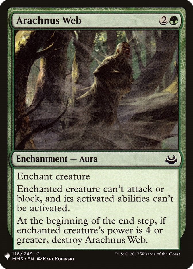 Arachnus Web (118) [LIST] - MTG Single