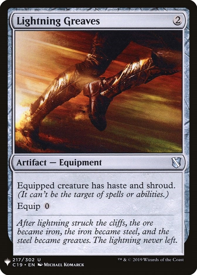 Lightning Greaves (C19) (217) [LIST] - MTG Single