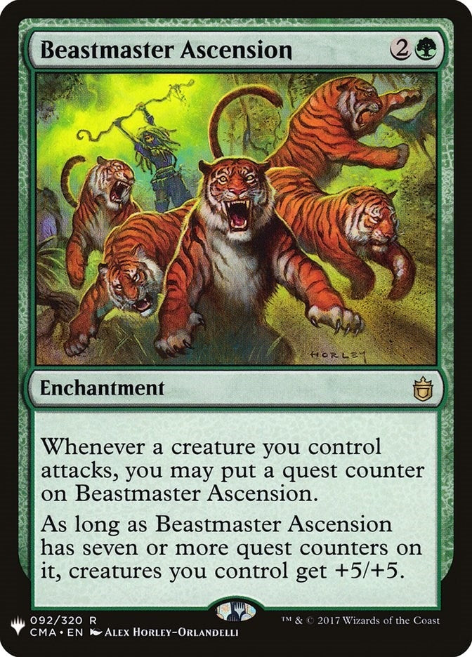 Beastmaster Ascension (CMA) (92) [LIST] - MTG Single